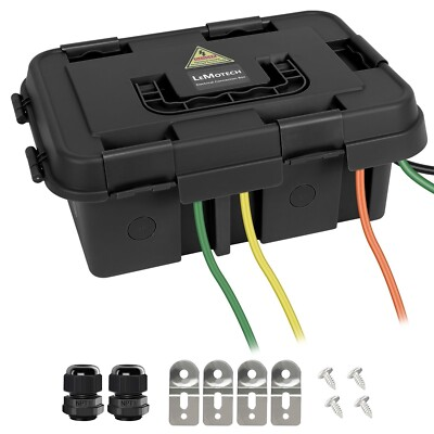 #ad Outdoor Electrical Box Large IP55 Waterproof Connection Box with Handle $19.79