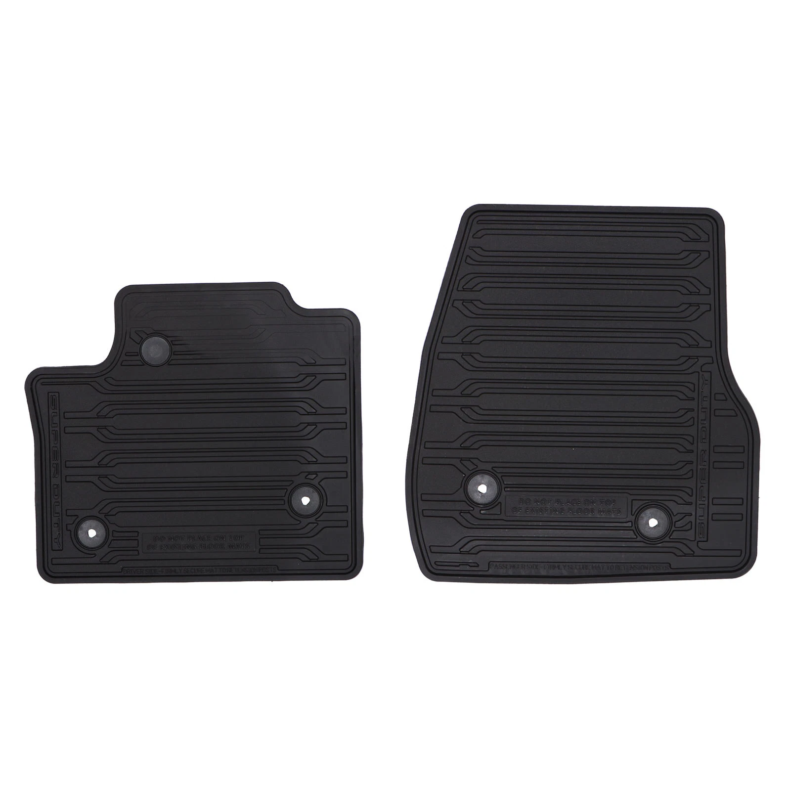 OEM NEW Front All Weather Floor Mats 17-22 Super Duty Reg Cab HC3Z2513086CB