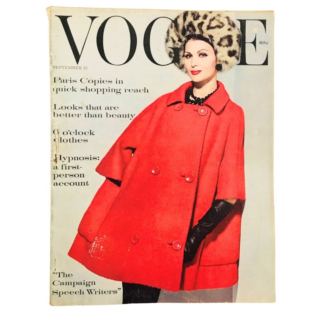 VTG Vogue Magazine September 15 1960 Looks That Are Better Than