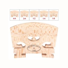 High Quality 10pcs/lot Maple Violin Bridge 4/4 3/4 1/2 1/4 1/8