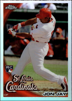 2010 Topps Chrome #178 Jon Jay   Rookie St. Louis Cardinals