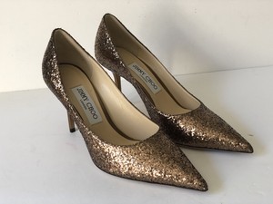 bronze glitter shoes