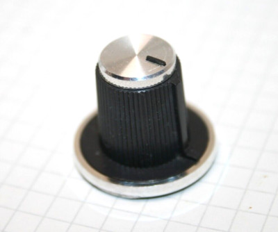 2 Drehknöpfe 25mm Ø für UHER Variocord 263 und andere Uher Tonbandgeräte   #DT20