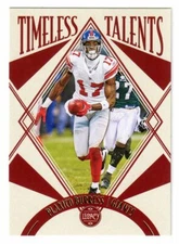 2021 Panini Legacy #TT-17 PLAXICO BURRESS 'TIMELESS TALENTS' INSERT CARD! GIANTS