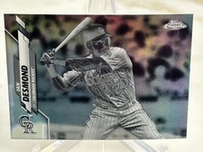 2020 Topps Chrome #36 Ian Desmond NEGATIVE Refractor Rockies