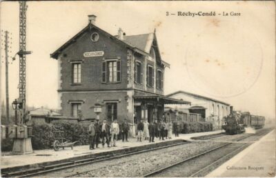 CPA ROCHY-CONDÉ La Gare (809805)