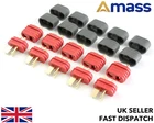 5 Pairs *GENUINE AMASS* Male Female Deans T Plugs with Caps Connectors/Plugs RC