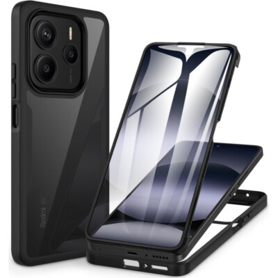 Coque 360° Protection Totale Pour Xiaomi Redmi Note 14 5G - Noir - TechExpert - Neuf Sous Blister