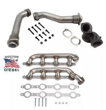 Turbocharger Up Pipe Kit Tubular Manifold For 1999.5-2003 Ford 7.3 Powerstroke