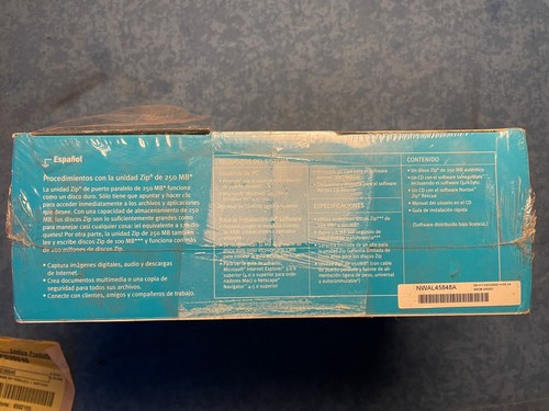 Iomega ZIP 250 Parallel Port NUOVO IMBALLATO - Afbeelding 2 van 5
