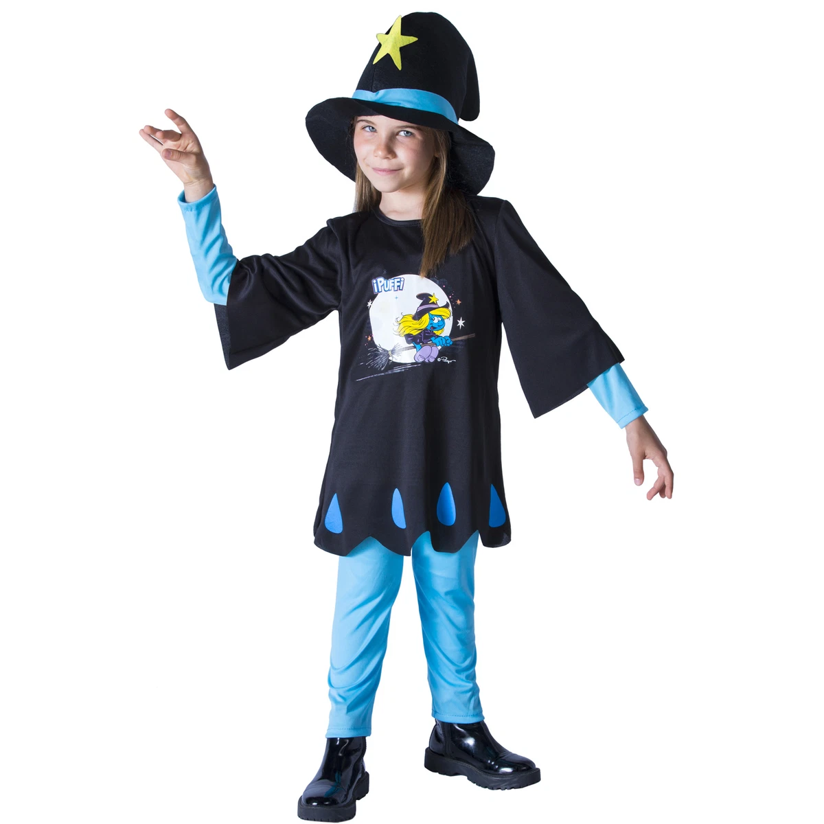Vestito da shop puffetta bambina