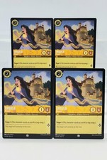 Disney Lorcana Ursula - Vanessa 25/204 Ursula's Return Common 4 Cards Set