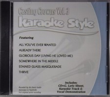 Casting Crowns Volume 3 Christian Karaoke Style NEW CD G Daywind 6 Songs