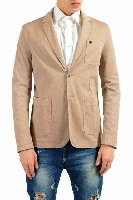 Two Button Stretch Blazer Sport Coat 