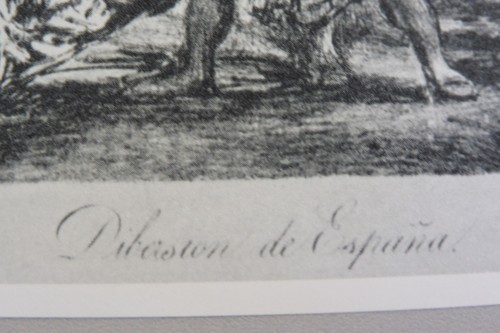 VTG GOYA SPANISH DIVERSION BULLFIGHTING ART PRINT SPAIN PRINTED IN JAPAN RARE - Picture 5 of 20