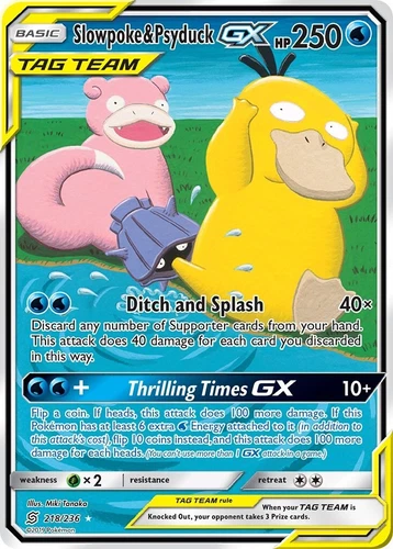 Slowpoke & Psyduck GX 218/236 Sm-Unified Minds