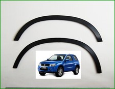 Schwarz Radlauf Zierleisten Set für SUZUKI GRAND VITARA Dreitürer Bj 2005-2012