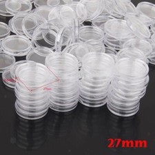 Münzkapseln 20 Stück – Innendurchmesser 27,5 Mm, Für Münzen 18–26 Mm