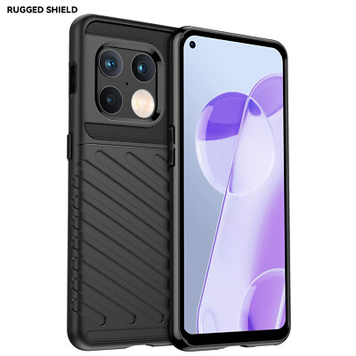 OnePlus 10 Pro 5G Handy Hülle Case TPU dünn schwarz Karbon Armour 1+10 Pro 10Pro
