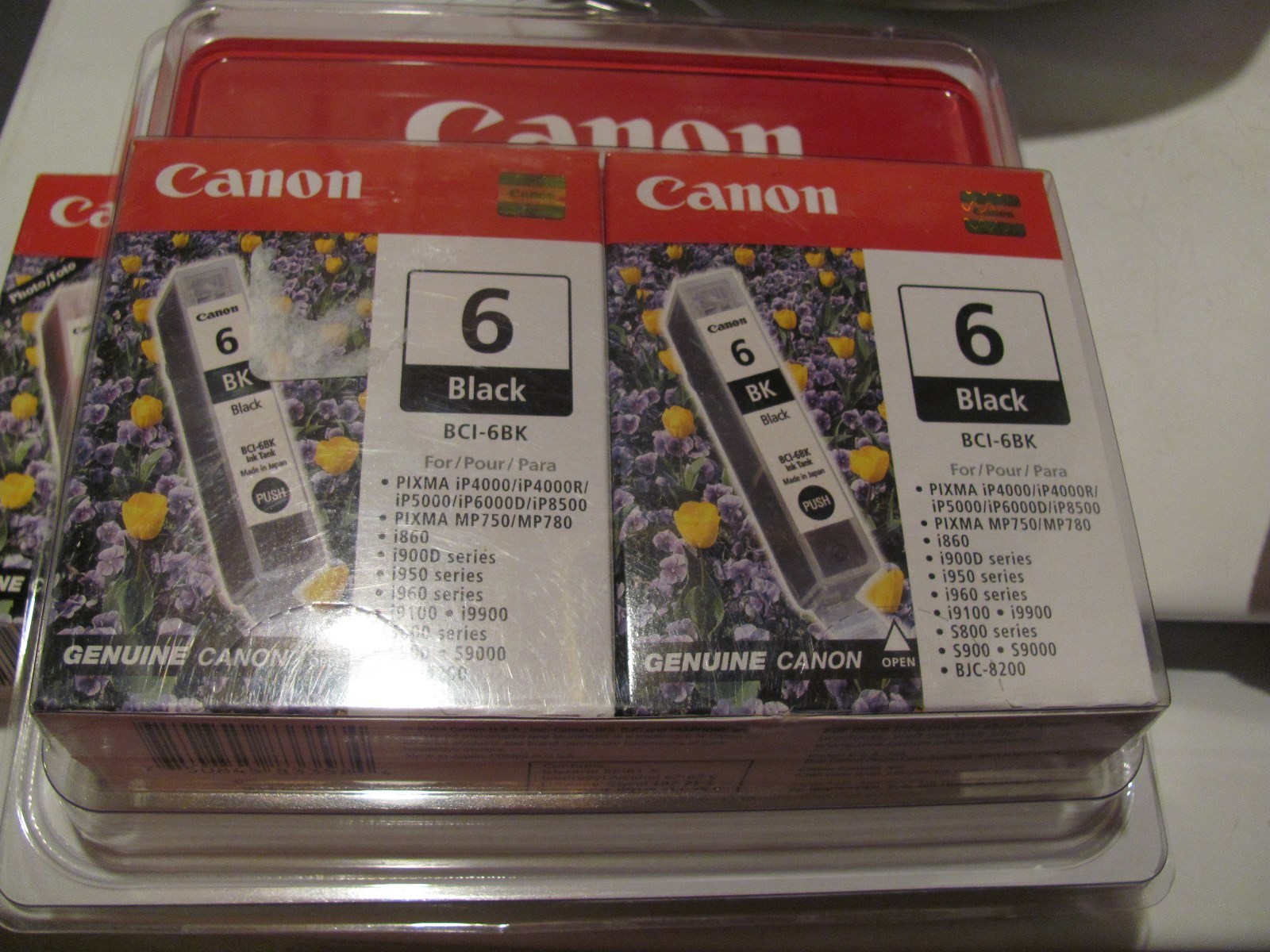 SEALED Canon 6 Black ink 2-pack NEW IN PACKAGE
