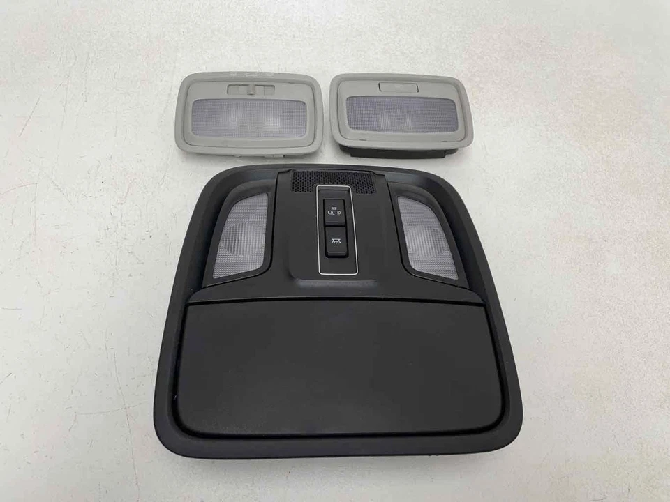 Front Roof Overhead Console w Dome Lights Set of 3 Fits 2016 - 2020 KIA SORENTO - Image 2 of 4