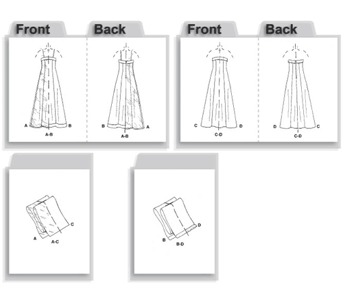Brautkleid Abend Eleganz 18/20/22 Muster McCall's 2954 OOP von 2000 - Bild 2 von 2