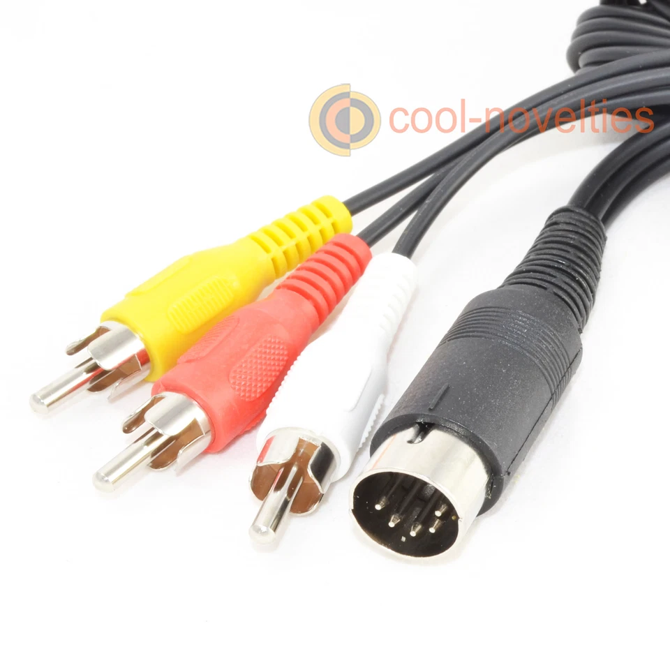 COMMODORE C64 / 128 / VIC 20 VIDEO TV A/V LEAD - OFC CABLE - Image 3 of 3