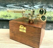 Antik Messing Maritim Sextant Navigation Marine Vintage Weihnachtsgeschenk Ar...