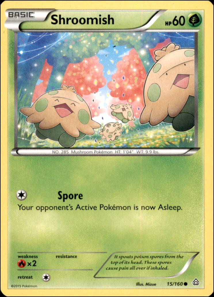 Pokemon - Shroomish #15/160 - XY - Primal Clash Common