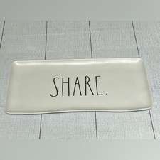 Rae Dunn SHARE Ivory Serving Tray Farmhouse
