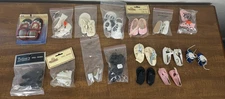 Lot of 16 pairs of babydoll shoes in various sizes and brands-many colors/styles