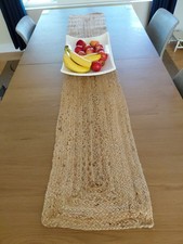 Jute Woven Table Runner 13x72 Hobby Lobby Prairie Countryside Farmhouse NEW