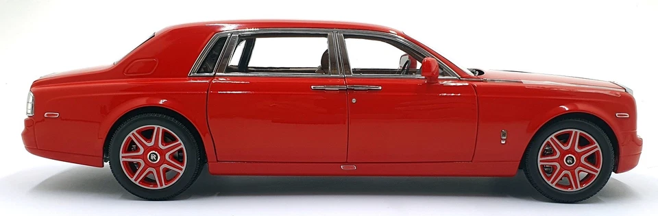 Kyosho 1/18 Scale Diecast 08841LR - Rolls Royce Phantom EWB - Light Red - Image 3 of 4