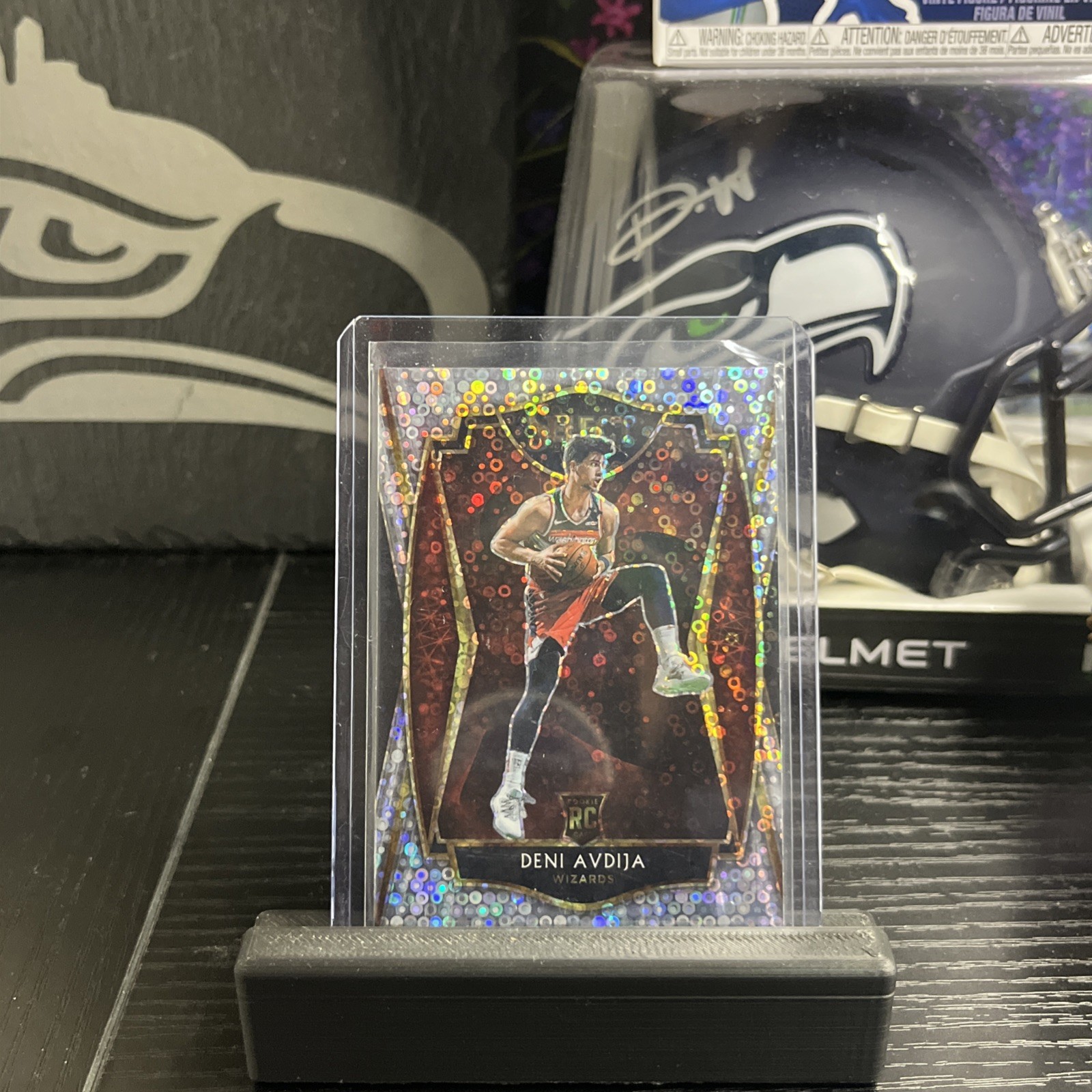 2020-21 Panini Select Premier Level Disco Prizm Deni Avdija #180 Rookie RC