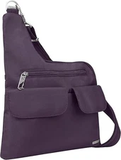 $120 New Travelon Anti-Theft Classic Crossbody Bag Purple