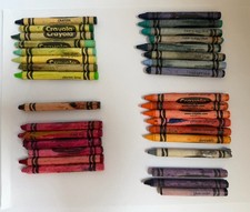 Lot of 33 Vintage Retired Discontinued Rare Crayola Crayons Dandelion Wisteria