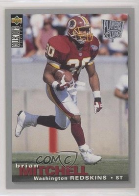 1995 Upper Deck Collector's Choice Players Club Brian Mitchell #265 0b7
