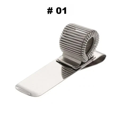 Loop Portable Spring Pen Clip Double Opening Single Hole Metal Pencil Holder - Picture 10 of 33