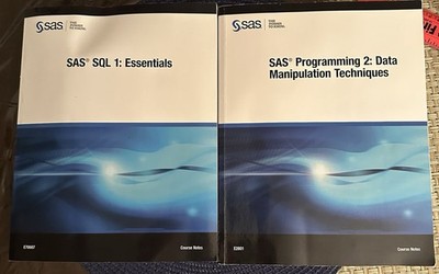 SAS SQL q: Essentials and SAS programming 2:  Data manipulation Techniques