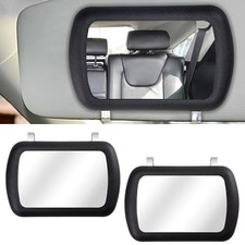 BFXM 2PCS Car Visor Mirror, Universal Clip-On Car Mirror Vanity