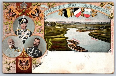 Poland Border Of  3-King Corner ~Russia~Austria~Germany~Emperor Photos~c1906