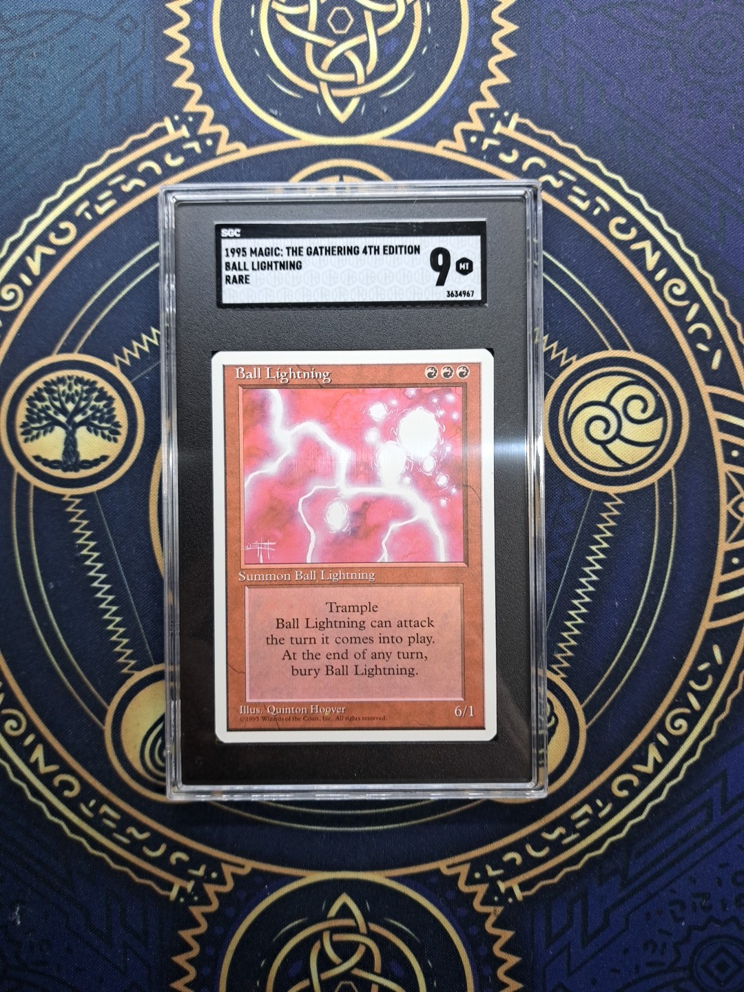 Ball Lightning Rare Fourth Edition Magic: The Gathering NM