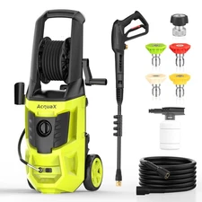 Electric Pressure Washer with Hose Reel 4800PSI Max 4.0 GPM Power Washer New
