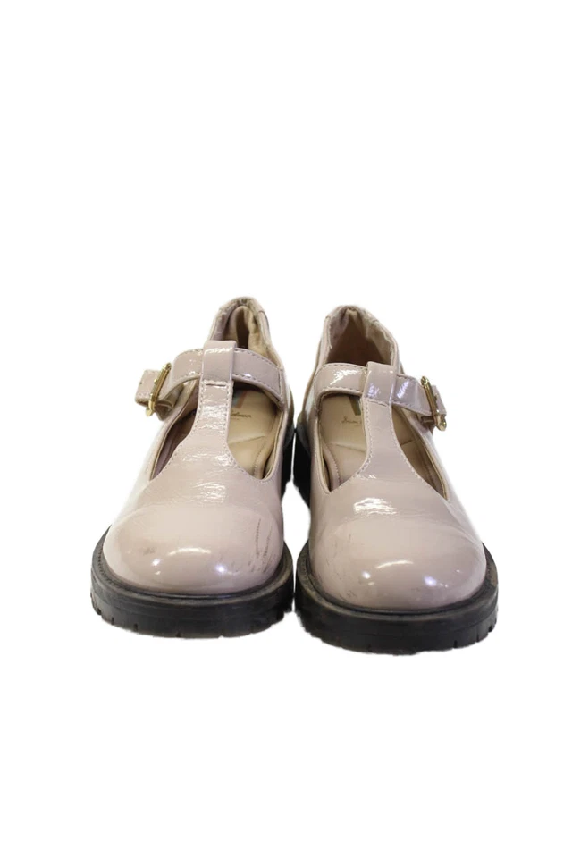 Sam Edelman Mujer Charol Tono Dorado Hebilla Cierre Plano Beige Talla 4 Foto 2 de 4