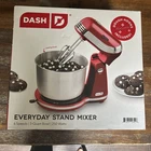 Dash Go Stand mixer tilt head compact 6 speed 3qt tiny house living Red