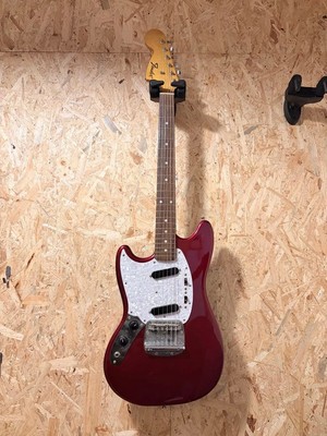 Electric Guitar Fender Mustang MG-69 Red 1995-1996 Red S/N U044736