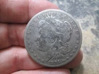 US 1891 CC MORGAN DOLLAR COIN IN FINE CONDITION
