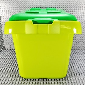 LEGO - DUPLO - 4624 - Brick Box Green - Complete Set with Manual - Ships Fast!