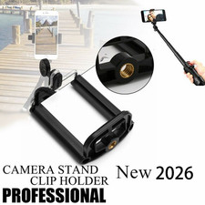 Universal Tripod Bracket Cell Phone Holder Selfie Camera Stand Clip Photography