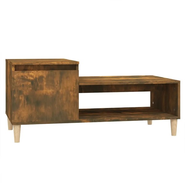 Couchtisch RäUchereiche 100X50X45 Cm Holzwerkstoff-image